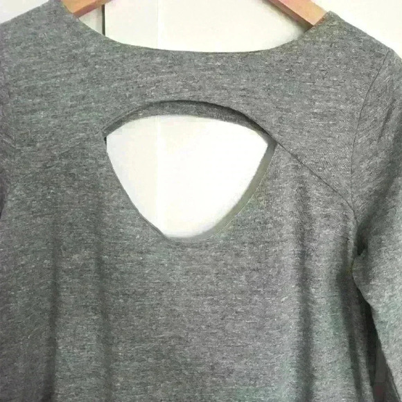 Chaser Heather Grey Long Sleeve  Shirt - Picture 3 of 3